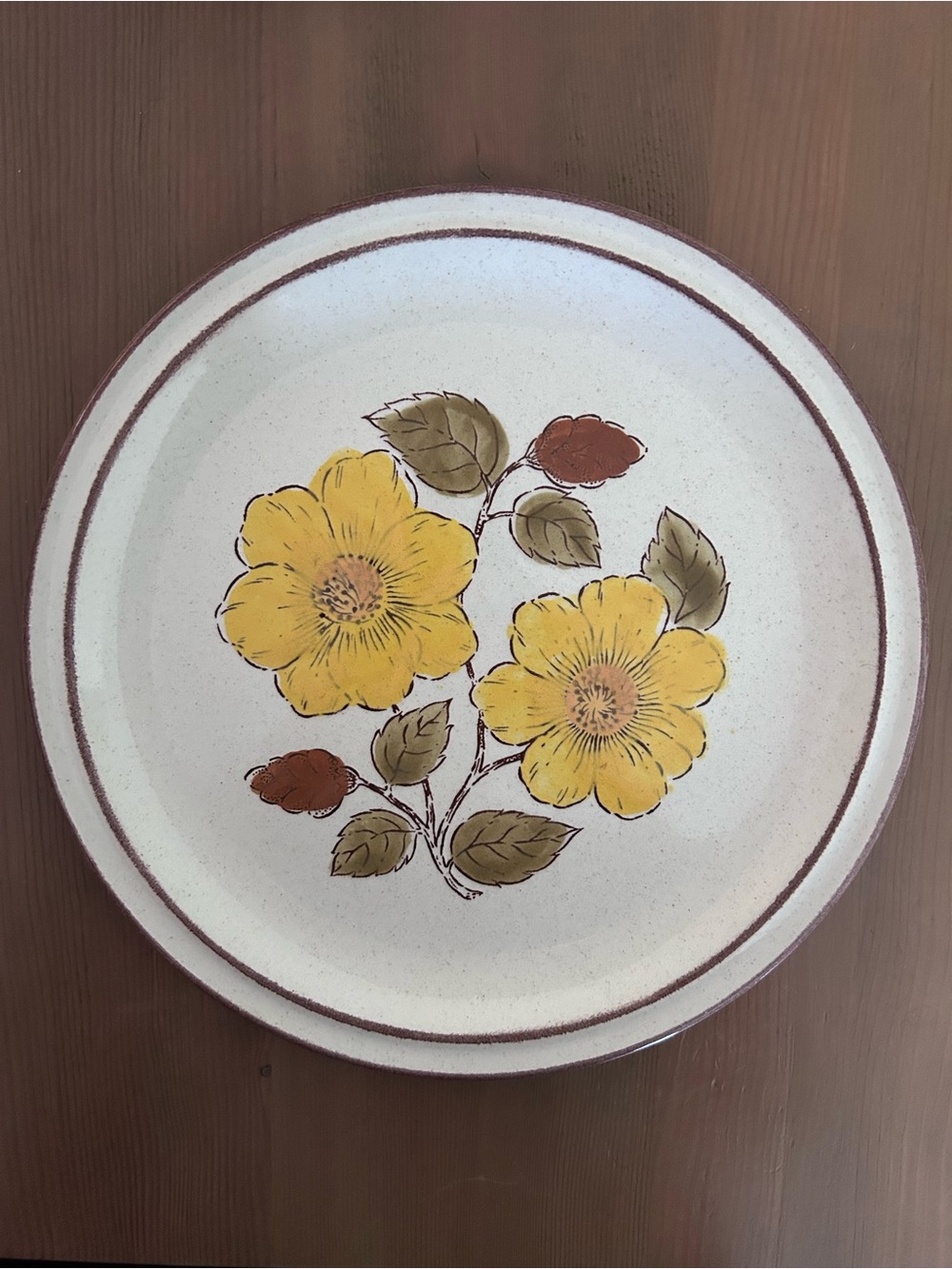 Vintage Forma-stone dinner plate